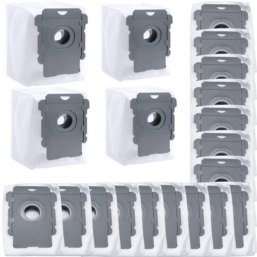 20 pack Replacement Vacuum Bags Compatible with iRobot Roomba i& s & j Series, i7, i7+, i8, i8+, i3, i3+, i4, i4+, i1+, i6, i6+, j7, j7+, s9, s9 Plus Bulk Bin Bags Automatic Dirt Disposal Bags