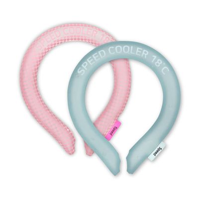 SpeedUSA Insta Speed Neck Coolers (2-Pack) (PinkDot & SkyBlue)