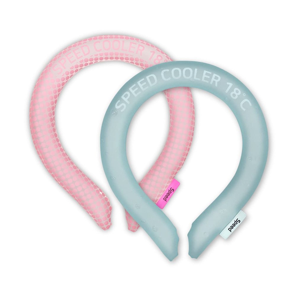 SpeedUSA Insta Speed Neck Coolers (2-Pack) (PinkDot & SkyBlue)