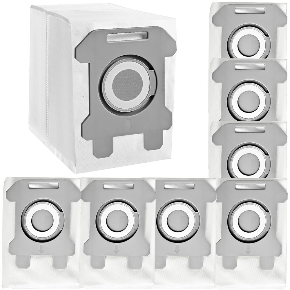 8 Pack Dirt Disposal Bags Replacement Bags Compatible with iRobot Vacuum Cleaner 105 405 705 104 504 505, i3, j7, j9, s9, s9 Plus i s j Series Vacuum Bags Replacement Parts Accessory