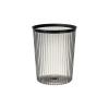 DYPASA Lidless Garbage Can Beautiful and Practical Plastic Garbage Can for Household Office Trash Can (Color : Black, Size : CH) view 1