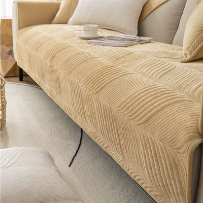 ALABOW Couch Sofa Covers 3 2 4 1 Seater Sofa Cover Sectional L Shape Non-Slip Velvet Quilted Soft Sofa Slipcover Washable Furniture Protector for Dogs, Children (Color : #11, Size : 70x120cm 1pc)