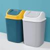 DYPASA Indoor Trash Can with Lid Kitchen Toilet Trash Can Plastic Trash Basket with Swing Cover, 12L/14L ( Color : Gris , Size : 14l ) view 3