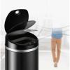 6L/8L/12L Intelligent Induction Electric Trash Can with Cover and Inner and Outer Double Buckets Trash Can ( Color : Black , Size : 12l ) view 4