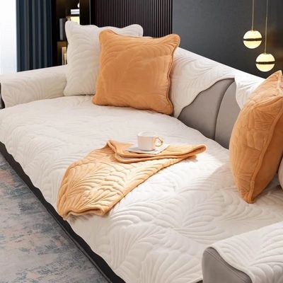 ALABOW Couch Sofa Covers 3 2 4 1 Seater Sofa Cover Sectional L Shape Non-Slip Velvet Quilted Soft Sofa Slipcover Washable Furniture Protector for Dogs, Children (Color : #24, Size : 90x160cm1pc)