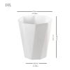 DYPASA Simple Household Garbage Can Living Room Bathroom Kitchen Bedroom Office Paperless Basket Trash Can ( Color : White , Size : 10l ) view 2