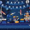 160 Pack Space Galaxy Party Supplies Ramadan Party Decoration Starry Night Tableware Set Outer Space Plate Solar System Planet Napkins Galaxy Planet Theme Birthday Party Decorations Serves 40 view 2