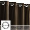 Macochico Extra Wide Velvet Curtains Nickle Grommet Drapery Soft and Luxury Room-Darkening Window Drapes for Living Room Bedroom, Soft and Luxury, 150" W x 96" L, Chocolate,1 Panel view 2