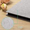 HoneyTolly Large Photo Album Self Adhesive 4x6 8x10 10x12 13"x12.6" Scrapbook 12.6"x11" Inch 60 Black Sticky Pages Linen Cover Magnetic Photo Album with A Metallic Pen and DIY Stickers(Grey) view 4