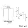 Closet Organizer Rack For Pants And Coat - Adjustable Clothing Organizer Holder, Lift Pull Down Adjustable Width Hanging Rod, Wardrobe Clothes Hanger Rail, Load Capacity 30kg, Black ( Size : 900-1220m view 2