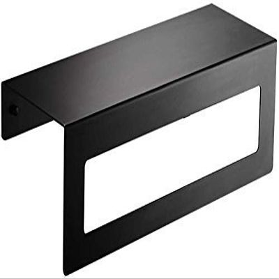 ALINZO Towel Racks, Bathroom Shelf Black Space Aluminum Bathroom Shelf, 2 Tier Hanging Wall Towel Rail Towel Rack with 5 Hooks Home use