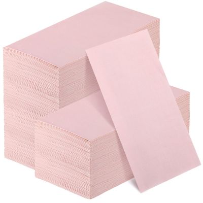Glenmal 100 Pcs Paper Disposable Napkins 2 Ply Dinner Guest Cocktail Napkins Hand Towels for Wedding Spring Birthday Party Bridal Anniversary Reception, 13 x 16 Inches (Light Pink)
