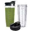 32OZ Replacement Cups Compatible with Ninja Nutri BN401, SS101, BN400, BN800, BN801, SS351, SS151 TWISTi DUO Blender, with Upgraded Sip and Seal Lids- Convenient to Drink Directly.(2 Pack) view 1
