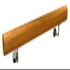 ALDEPO Grab Bars Wood Wall Mount Handrail with Stainless Steel Bracket, Inside/Outside Staircase Handrails, Seniors Auxiliary Safety Grab Bar, Include Hardware/2.4M (Color : 4.2m) view 1