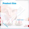 Skylety 500 Pcs Plastic Mini Forks 3.7 x 0.6 Inch Tiny Small Disposable Appetizer Cocktail Tasting Forks Utensils for Fruit Dessert Cakes Serving Supply(Clear) view 2