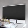 Sulugood Blackout Cellular Shades Cordless Room Darkening Cellular Blinds Thermal Insulated Honeycomb Blinds for Windows, Black, 23.5" W x 56" H view 1