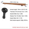 ALDEPO Grab Bars Wooden Handrail Grab Bar Kit, Wall Mount Stair Rods/Safety Non Slip Indoor RailingEasy to Install Non-Slip,100Cm (Color : 130cm) view 3