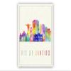 Modern Illustration World Cities Poster, Rio De Janeiro Landmarks Watercolor Poster, Brazil Poster, Rio De Janeiro Cityscape Art Poster - 18 * 24 Inches view 4