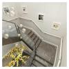 ALDEPO Grab Bars White Against The Wall Interior Step Handrail, Elderly Non-Slip Wood Stairs Grab Bar with Complete Kit, 1.6-20Ft, Outside/Garden/Loft/Ramp Banister Handrails/1.8M (Color : 0.5m) view 4