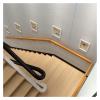ALDEPO Grab Bars Stairs Staircase Handrail Banister Rail Support Kit, Wooden Grab Bar Railing for Disabled Elderly Kidsin-& Outdoor Use Non-Slip/1M (Color : 6m) view 1