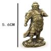 ALDEPO Sculpture Tabletop Brass Statue Sculpture Handicraft Bust Handmade Sculptures Brass Guan Gong Home Decor Copper God of Wealth Guan Erye Buddha view 2