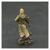 ALDEPO Sculpture Tabletop Brass Statue Sculpture Handicraft Bust Handmade Sculptures Brass Guan Gong Home Decor Copper God of Wealth Guan Erye Buddha view 4