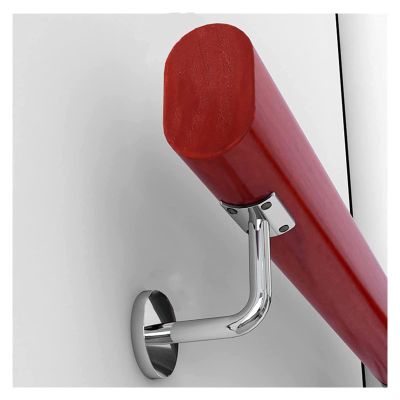 ALDEPO Grab Bars Wall Mounted Staircase Handrails for Disabled/Elderly, 3.6M/3 Metres/4M Wooden Banister Handrail with Bracket, Antique Auxiliary Grab Bar/2.2M (Color : 1.2m)