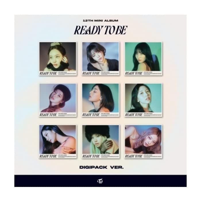 TWICE READY TO BE 12th Mini Album DIgipack Version CD+POB+Folding poster on pack+Photobook+Photocard+Sticker+Tracking Sealed (Dahyun)