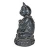 1 Pcs Of Buddha Cat Statue Meditating Zen Cat Figurine Cat Memorial Or Spiritual Decor view 2