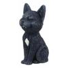 1 Pcs Of Sinister TeeHee Pets Grinning Black Cat Figurine 4"Tall Wild Kitten Statue view 2