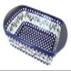 Blue Rose Polish Pottery - Blue Sweet Annie Large Rectangular Baker with Handles - 11.5" x 9.25" - Unique, Dishwasher Safe, & Durable Bakeware view 1