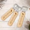 30pcs Personalized Beer Bottle Operner Wood, Customize Cap Opener Wedding Gift for Guests Birthday Party Favors Supplies Gift for Men/Husband/Groomsmen/Father Operner for Kitchen Bar Restaurant view 3
