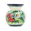 Polmedia Polish Pottery Vase UNIKAT - Canna Lily Elegance Pattern Handmade in Boleslawiec Poland by Ceramika Artystyczna + Certificate of Authenticity view 3