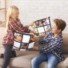 60"x50" Sublimation Blanks Throw Blanket with 20 Photo Panel Heat Press Custom Personalised Printable Panels Baby Printed Blanket Flannel Fleece 2 PCS Pillow Cover Throws Bed Sofa Home Bedroom view 2