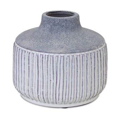 Vase 6.5" D x 6" H Terra Cotta