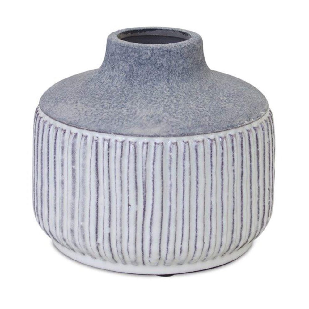 Vase 6.5" D x 6" H Terra Cotta