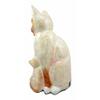 1 Pcs Of Wood Handicrafts Adorable Orange Cat & Kitten Family Figurine view 3