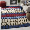 Naz Carpet Kids Collection Wool Area Rug Indian Handmade Arts with 0.5 Inch Thickness (Color Multi 5x5 Feet) view 2
