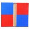 Contender Time-2-Play Kids Activity Play Table, Compatible with Lego Bricks, Extra Sturdy Birch Plywood, 35" W X 31" D, Red & Blue, 16" Legs for Toddlers view 4