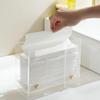 Paper Towel Dispenser Countertop Acrylic: Clear Paper Towel Holder Napkin Holder - Folded Guest Towel Storage - Suitable for Z-fold, C-fold or Multi-Fold Paper Towels view 1