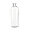 Glass Bud Vase, Minimalist Clear Small Glass Vase for Home Decor Centerpieces, Cute Flower Vases for Wedding, Table Decor(L,Transparent) view 1