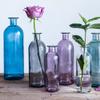 Glass Bud Vase, Minimalist Clear Small Glass Vase for Home Decor Centerpieces, Cute Flower Vases for Wedding, Table Decor(L,Transparent) view 4