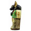 1 Pcs Of Ancient Egyptian God Anubis Sarcophagus Coffin With Mummy Figurine 5"H Decor Box view 3