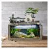 SUNESA Tabletop Fountains Creative Indoor Tabletop Water Fountain Resin Fountain Waterfall Fish Tank Office Relaxation Water Fountain - Home Office Decor Desktop Fountain view 1