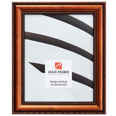 Craig Frames Victoria, 23x33 Picture Frame, Ornate Copper