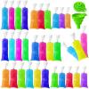 1002 Pcs Ice Lolly Bags Disposable Ice Cream Mold Bags with Silicone Funnel, 3 Size Candy DIY Pouch for Making Yogurt, 2x12 Inch, 3x12 Inch, 3x10 Inch view 1