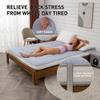 Dr.Futon Japanese Floor Futon Mattress Mat Extra Thick Folding Roll Up Bed for Guest,Lounger and Tavel view 4