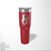 Alterd Industries Soccer Coach Gift - Soccer Coach Gifts Tumbler | soccer coach gifts for men | Girls Soccer Coach Gifts | Soccer coach ideas (Soccer, Maroon, 30oz Tumbler) view 2