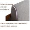 Sofa backrest Soft Headboard Pillow Durable Backrest Reading Pillow in Bed Rest Large Back Cushion Upholstered Pads for Sofa Cushion and Office Chair ( Color : Gray , Size : 60X50X8cm ) view 4