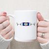 Belize Coffee Cups Belize Flag Coffee Mug Belize Heartbeat Mug 15oz Patriotic National Flag Tea Cup Ceramic Mug Country City Souvenir Gift for Best Friend Mom Dad Sister Teacher view 3